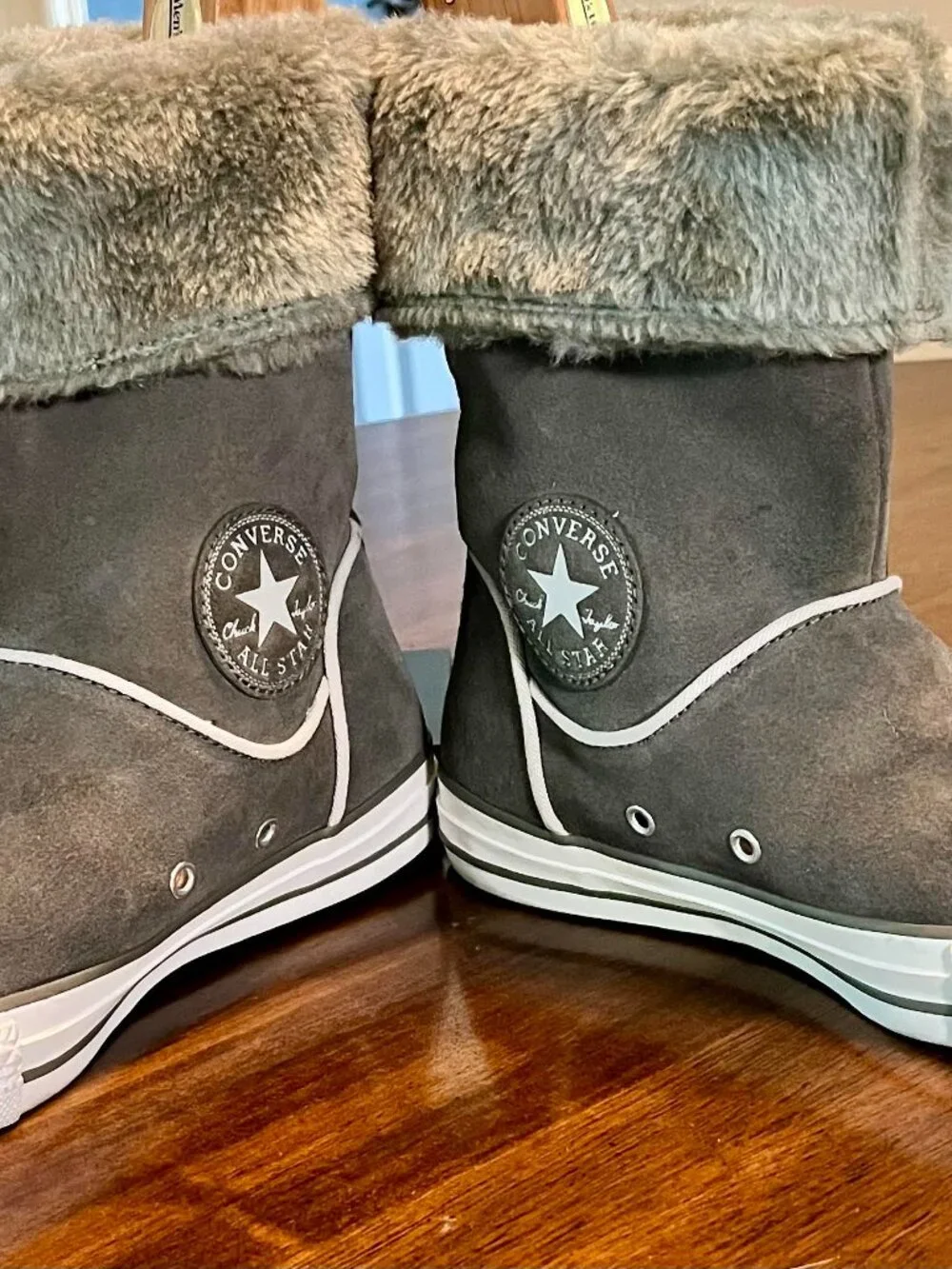 Women's Converse Chuck Taylor All Star Andover Hi Boots in Charcoal Suede 7.5